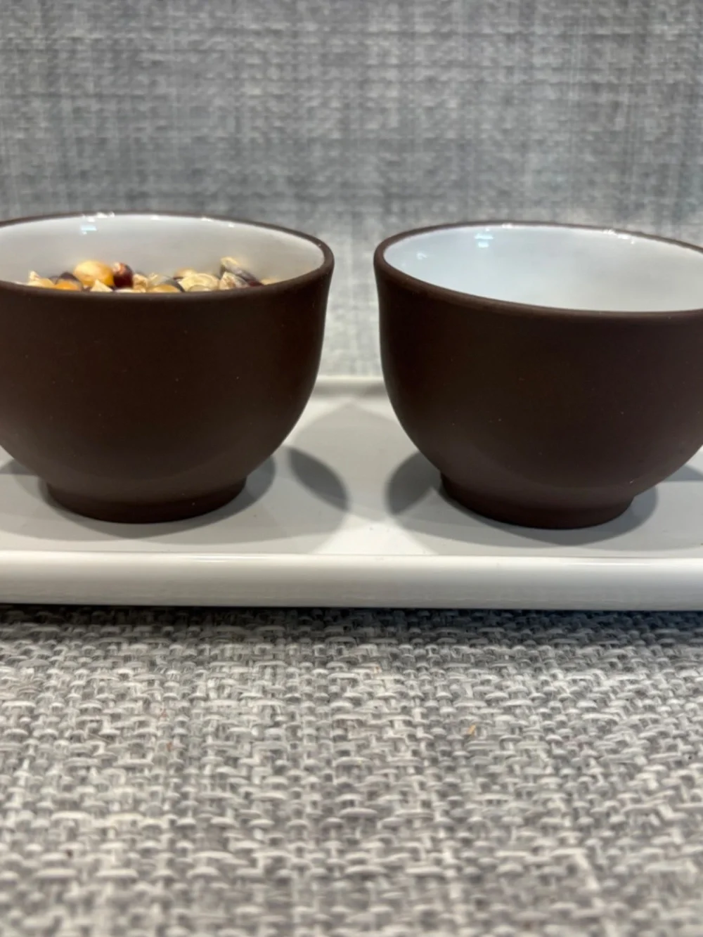 practical life mini brown teacup pouring autumn fall theme idlewild montessori